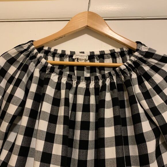 Off-shoulder gingham black & white XS Beachlunchlounge, lovely & fun! - Picture 5 of 9